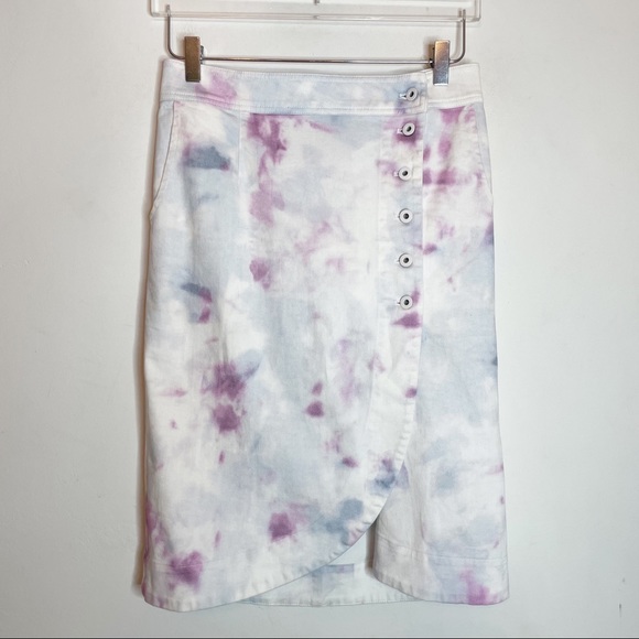 Anthropologie Size  tie-dyed tulip skirt - Picture 3 of 10